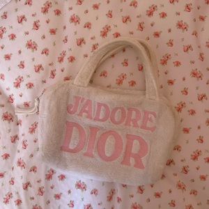 DIOR TERRYCLOTH HANDBAG